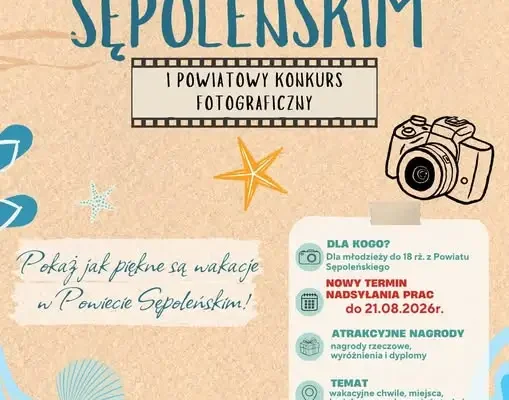 Konkurs fotograficzny „Lato w Powiecie Sępoleńskim” – przedłużony termin nadsyłania prac