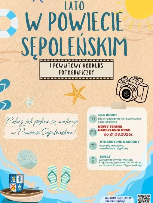 Konkurs fotograficzny „Lato w Powiecie Sępoleńskim” – przedłużony termin nadsyłania prac