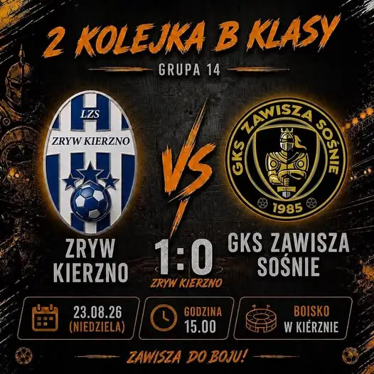 GKS LLL ulega zespołowi z Kierzna po ciężkim boju
