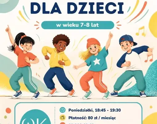 Nowa grupa taneczna dla dzieci 7-8 lat – pierwsze zajęcia 21 września