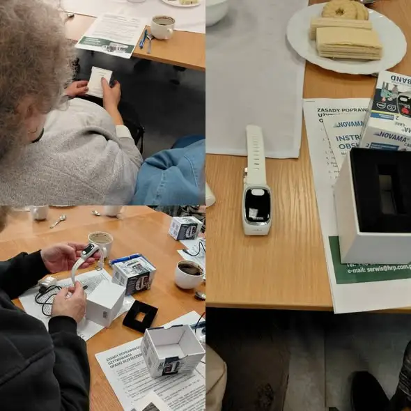 Seniorzy z Gminy Sośno otrzymali opaski bezpieczeństwa