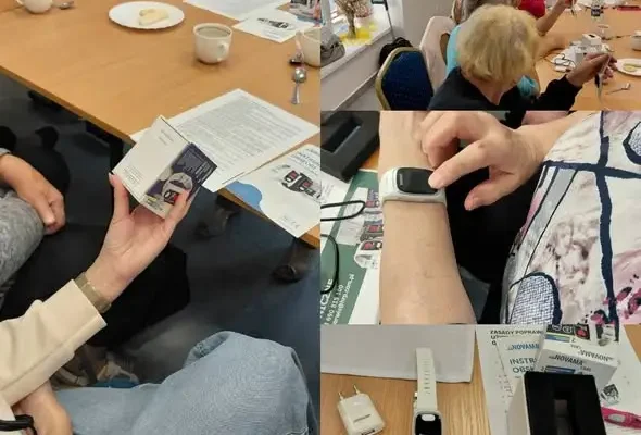 Seniorzy z Gminy Sośno otrzymali opaski bezpieczeństwa