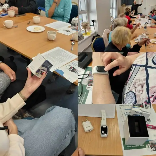 Seniorzy z Gminy Sośno otrzymali opaski bezpieczeństwa