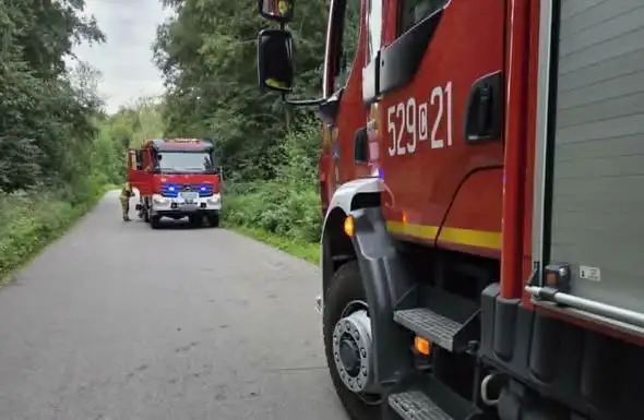 Wypadek na trasie Zabartowo – Pęperzyn. Kierowca uciekł z miejsca zdarzenia