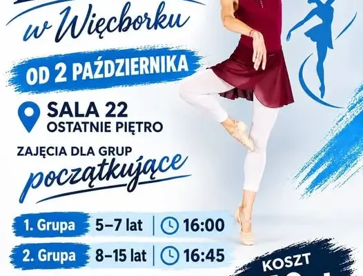 Balet w Więcborku – nowe zajęcia dla dzieci w MGOK