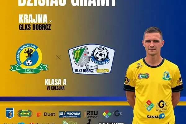 MLKS Krajna Sępólno podejmuje GLKS Dobrcz-Wudzyn w VI kolejce Klasy A