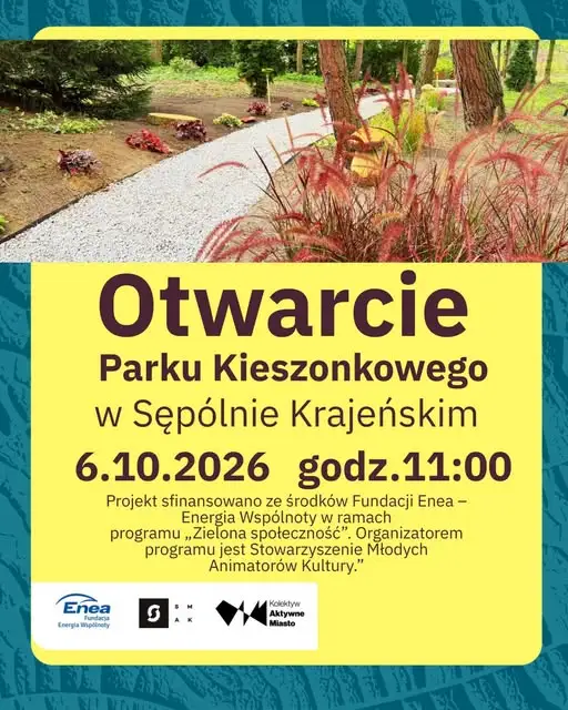 Nowy Park Kieszonkowy w Sępólnie Krajeńskim – otwarcie już 6 października
