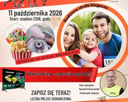 Bieg Uliczny im. Kajetana Bągorskiego w Sępólnie Krajeńskim – brakuje tylko jednego uczestnika do setki