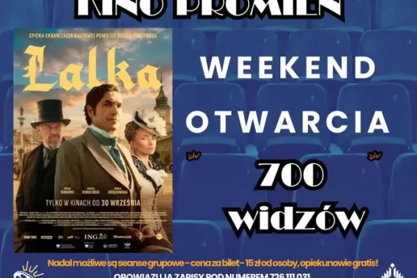 Kino Promień w Wiecborku przyciągnęło 700 widzów w pierwszy weekend po otwarciu