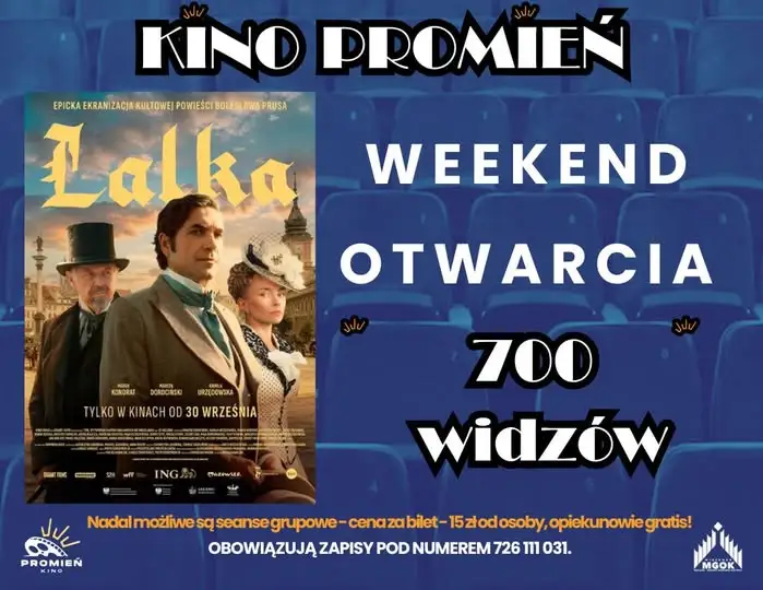 Kino Promień w Wiecborku przyciągnęło 700 widzów w pierwszy weekend po otwarciu