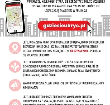 Jak zachować się podczas ataku z powietrza? Gmina Sępólno Krajeńskie publikuje instrukcję