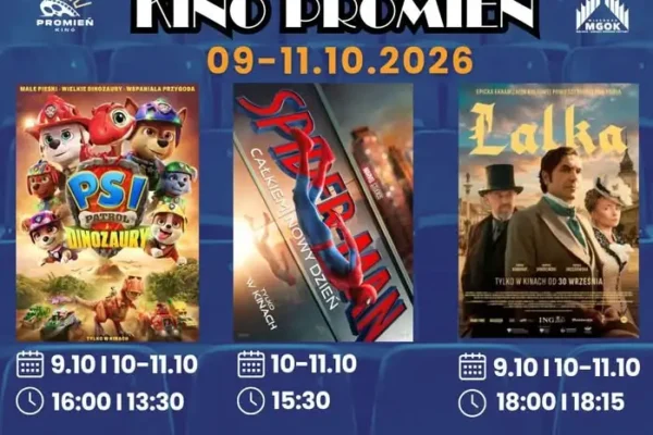Weekendowy repertuar kina w Wiecborku: Psi Patrol, Spider-Man i Laleczka