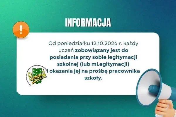 Więcbork: od 12 października uczniowie CKZiU muszą mieć przy sobie legitymację szkolną
