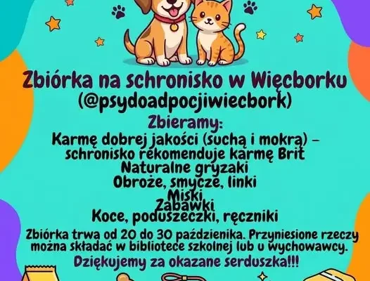 Zbiórka dla psów z Więcborka z okazji Dnia Kundelka